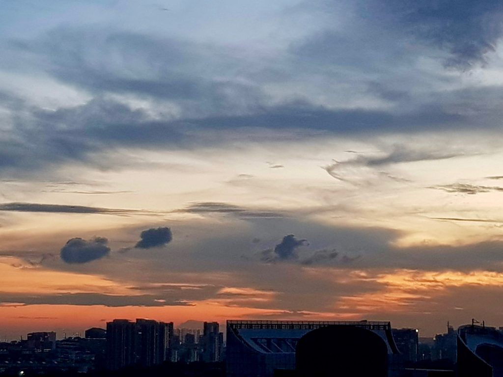 Singapore sunset av Ingemar Pongratz